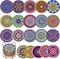 20 Pieces Diamond Art Painting Coasters Kit with Holder, Diamond Art Coasters, DIY Diamond Art Crafts Projects, Diamond Art Kits for Adults and Beginners(Mandala Style)